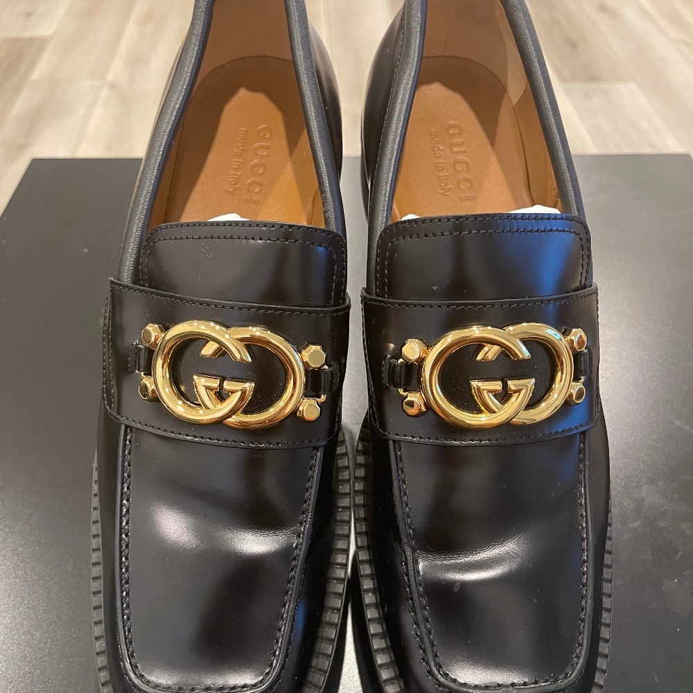 Gucci Black men loafer size 11